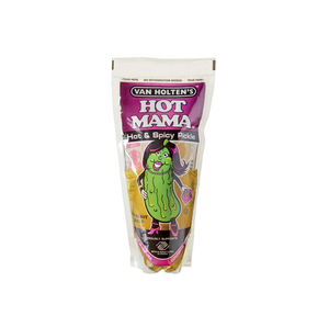 Cornichons piquants authentiques Van Holten's Hot Mama en sachet 140g, fabriqués aux États-Unis, tendance virale TikTok, saveur épicée, vente en gros - Product Image 5