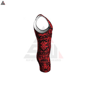 Breathable Custom Made Casual Knitted Wrestling <b>Singlets</b> 100% Cotton Durable Material Low Price <b>Men's</b> <b>Singlets</b> - Product Image 6