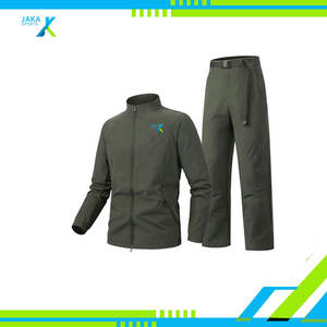 <b>Mens</b> Custom Logo Outdoor Lightweight <b>Waterproof</b> Nylon Tracksuit Breathable Windbreaker Two Piece Jogging <b>Suit</b> Training Set - Product Image 5