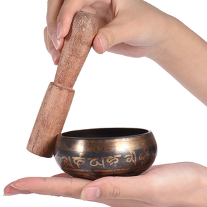 Tazón de calidad auténtica con canto tibetano asegurado de alta calidad de latón y bronce de gran calidad con tamaño y colores personalizados - Product Image 1