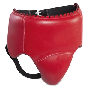Protège-entrejambe réglable en cuir vert par Lawd Sports pour la boxe, le MMA, le kickboxing, l'entraînement et les arts martiaux - Product Image 2