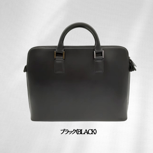 กระเป๋าธุรกิจหนังแท้ รุ่น DMB-210 สีดำ/กรมท่า/น้ำตาลเข้ม - Product Image 2