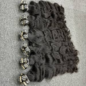 Venta caliente de alta calidad de cinta en la onda natural vietnamita extensiones de cabello humano virgen cabello humano - Product Image 3