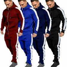 Conjunto Deportivo de Moda para Hombre, Talla Grande, Chaqueta y Pantalón Deportivo Personalizados, Transpirables, de Forro Polar, para Invierno - Product Image 6