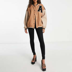 เสื้อแจ็กเก็ตทีม2025สำหรับสตรีแขนยาวเสื้อแจ็กเก็ตทีมโรงเรียนสีตามสั่งสำหรับฤดูหนาว - Product Image 2