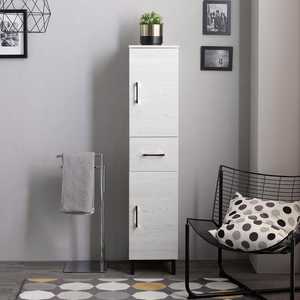 Medium Bathroom Column in Ravenna <b>White</b> Oak 2-Door and 1-<b>Drawer</b> <b>Set</b> - Product Image 4