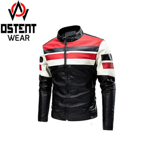 Chaqueta de Cuero de Piel de Oveja para Hombre, Hecha a Medida, Cuello Alto, Color Negro, Manga Larga, Resistente al Viento, con Bolsillos con Cremallera, para Invierno - Product Image 6