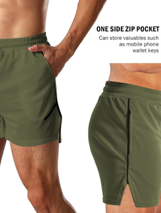 Custom <b>Mens</b> Swim <b>Trunks</b> Quick Dry Compression Liner 5 Inch Swim <b>Trunk</b> Casual Style Featuring Pockets Decoration Wholesale - Product Image 5