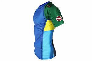 Nuevo diseño UPF 50 + protección UV pesca manga larga transpirable hombres alta calidad pesca camisa Rash Guard - Product Image 2