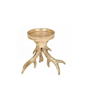 Bougeoir en métal fini or bougeoir pour Table à manger décoration de la maison cadeaux décoratifs salon Arts décoratifs - Product Image 5