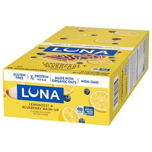 LUNA <b>Bar</b> - Mash-Ups LemonZest + Blueberry Flavor (15 Pack) - Product Image 5