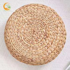 Ludmila diseño moderno agua Jacinto tejido Tatami suelo cojín marrón Natural para dormitorio decoración del hogar muebles minimalista - Product Image 3