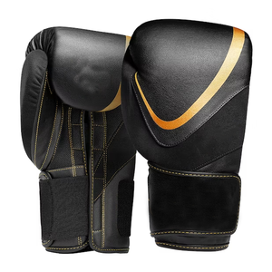 Gants de boxe gagnants professionnels personnalisés en cuir véritable MMA Muay Thai Sparring kick boxing Arts martiaux gants de boxe - Product Image 1