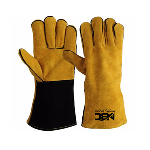 Gants de soudage en cuir de vachette de haute qualité Protection des mains et des bras de sécurité Vente en gros directe d'usine - Product Image 2