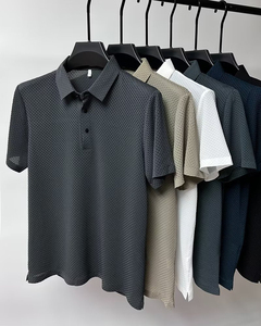 2025 OEM impreso moda Golf Polo Camisetas manga corta logotipo personalizado bordado hombres polos. - Product Image 2
