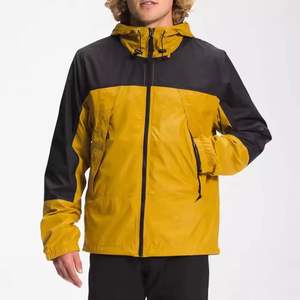Veste coupe-vent imperméable brodée en satin pour hommes, vêtements de sport de plein air à séchage rapide Streetwear léger - Product Image 1