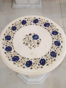 โต๊ะหินอ่อนสีขาวที่สวยงามเป็นที่ต้องการมากที่สุดเหมาะสำหรับโต๊ะอาหารเช้าและมุมรับประทานอาหารในราคาที่ดี - Product Image 3