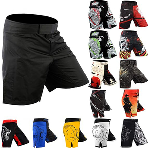 Shorts de grappling personnalisés Shorts de combat noirs avec un design unique et un logo personnalisé |   Vêtements d'entraînement aux arts martiaux - Product Image 5