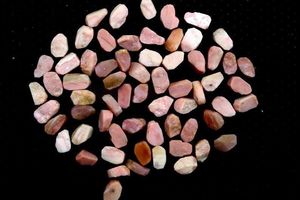 10 pièces Premium lâche 16-18MM naturel rose péruvien opale pierre précieuse non traitée 100% naturel rose opale cristal rugueux - Product Image 3