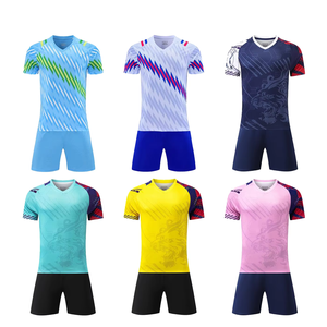 Top Selling Soccer Uniform Custom Logo Design Short Breathable Factory Sale <b>Cheap</b> Price Wholesale Option Unisex Adult Football - Product Image 2