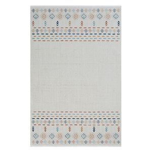 Konfor พรมโพลีเอสเตอร์หลากสีทำจากโพลีเอสเตอร์มีขอบตรงขนาดกลางมี8601ดีไซน์แบบชนเผ่า - Product Image 3