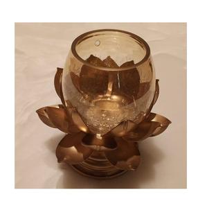 Portavelas T-Light decorativo para el hogar Forma cilíndrica Grabado de metal decorativo Votivo para Navidad - Product Image 5