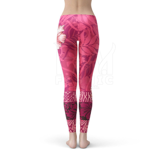 Leggings de yoga taille mi-haute pour femme, qualité supérieure, en Spandex/Polyester, personnalisables, respirants, motif uni, prix raisonnable - Product Image 2