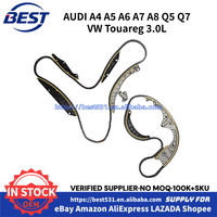 MBSGSW Kit de chaîne de distribution pour AUDI A4 A5 A6 A7 A8 Q5 Q7 VW Touareg 3.0L V6 Diesel DOHC 2011-2018 OEM 059109229AA 059109229S
