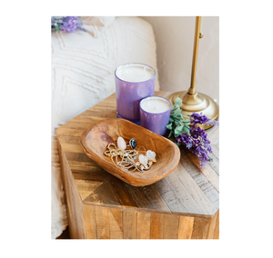 Wood Dough Bowls Decorative Hand <b>Carved</b> Large Bowl <b>carved</b> design round shape <b>Candles</b> in Wood Bowl for Decor - Product Image 4