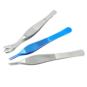 Pinzas de tejido oftálmico de gran venta, pinzas de cirugía ocular, pinzas quirúrgicas Adson de Oftalmología de titanio de alta calidad - Product Image 1