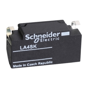 Modulo di Protezione da Sovratensioni SCHNEIDER ELECTRIC LA4SKE1E TeSys SK 24-48 V AC/DC Varistore - Product Image 1