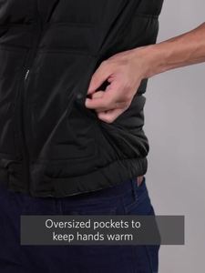 Veste et chandails chauds d'extérieur à bulles manteau pour hommes veste d'hiver personnalisée gilet uniforme de sécurité nouvelle veste Parka Softshell pour hommes - Product Image 3