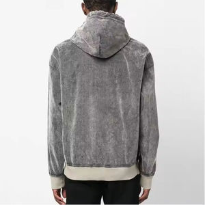 Alta calidad 100% algodón 350GSM lavado con ácido sudaderas con capucha bordado desgastado de gran tamaño logotipo personalizado impresión tendencia de moda - Product Image 4