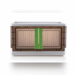 Armario Portátil para Niños, Cajonera de Plástico Plegable con Ruedas para el Hogar, Cocina y Dormitorio, Tamaño Grande, Marca Aalok - Product Image 3