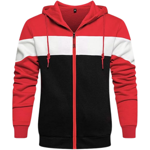OEM Logo personnalisé Fitness Hoodie Meilleure qualité Sweat à capuche zippé 100% coton Hommes Heavyweight Boxy Fit Jacket Hoodie - Product Image 3