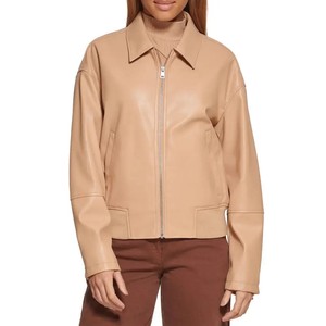 GAF Nuevo transpirable Último diseño Mujeres Chaquetas de cuero de moda Alta calidad Mujeres Fábrica al por mayor Chaqueta de cuero para damas - Product Image 4