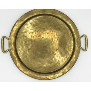 Ensemble de 3 plateaux de service en laiton métallique de qualité supérieure tendance de forme et de taille personnalisées polies dorées - Product Image 5