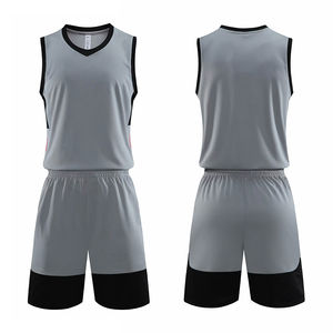 2026 mejor último diseño personalizado de talla grande impreso uniforme de baloncesto bajo MOQ cómodo Color sólido 100% poliéster de secado rápido - Product Image 6