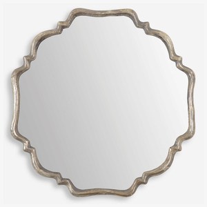 Miroir mural rond en métal au design élégant, hôtel, appartement, maison, salon, chambre à coucher, couloir, décoration murale, miroir de maquillage - Product Image 1