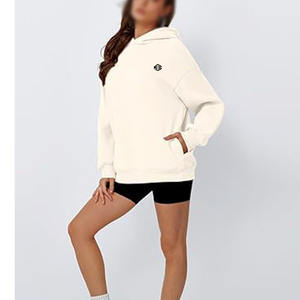 Sudadera con Capucha Extra Grande de Algodón Grueso de 500 g/m², Hombros Caídos, Manga Larga, Estilo Urbano, para Venta al por Mayor - Product Image 5