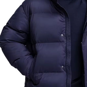 Veste d'hiver coupe-vent à capuche unisexe personnalisée Dikson Sports, veste matelassée en toile chaude - Product Image 6
