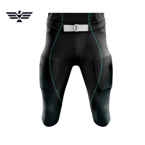 Técnicas impresas de manga corta transpirable conjunto de uniforme de fútbol americano personalizado - Product Image 5