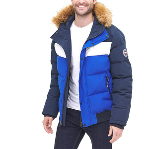 Chaqueta acolchada de moda de alta calidad para hombre, prendas de vestir con burbujas, Abrigo acolchado con capucha hecho de tela de lona - Product Image 4