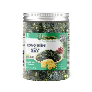 Haute qualité 100% naturel nutritionnel Okinawa mer raisins Snack 30g pot délicieux croustillant frit ail aromatisé algues Dense - Product Image 2