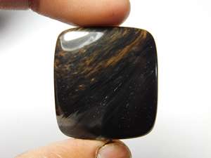 ออบซิเดียนธรรมชาติ Cabochon พลอยออบซิเดียนคุณภาพสูง สายตาและเนื้อบางาม แฮนด์เมดหินหลวม 31เซนติเมตร (28*25 มม.) ว้าว ราคา - Product Image 2