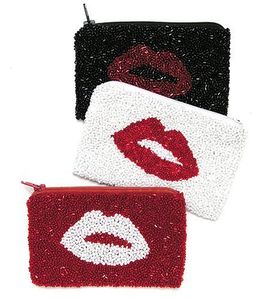 Élégant porte-monnaie en cuir de première qualité, design étoile perlé, vous êtes doré, mini sac à fermeture éclair, belle broderie à la main - Product Image 6