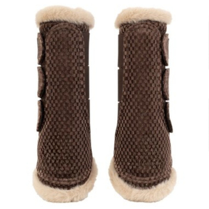 Bottes de brossage pour chevaux de protection, fabrication sur mesure au Pakistan, rembourrage absorbant les chocs, soutien des tendons et des jarrets, confortables et durables - Product Image 4