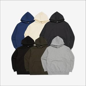 เสื้อฮู้ดดี้ผู้ชายทรงปกติ ผ้าโพลีเอสเตอร์/คอตตอน แบบสวมใส่สบาย สำหรับฤดูใบไม้ร่วง พิมพ์ลาย DTG คุณภาพสูง น้ำหนักมาก สไตล์สตรีทแวร์ ไหล่ตก แบบเรียบง่าย - Product Image 5