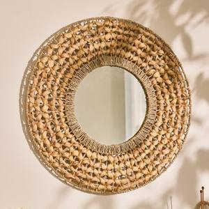 NEW PRODUCT! Tienphong Wholesale 2025 Boho Lakelyn Round Water Hyacinth Wall <b>Mirror</b>, Rustic Natural Wall Decor - Product Image 1