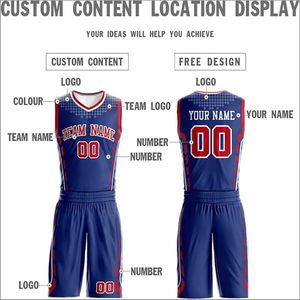 ชุดเสื้อผ้าบาสเก็ตบอลขนาดพลัสไซส์ผ้าเจอร์ซี่ระบายอากาศได้ดีพร้อมกางเกงขาสั้นป้องกันแบคทีเรียกันยูวีพิมพ์ดิจิตอล - Product Image 2